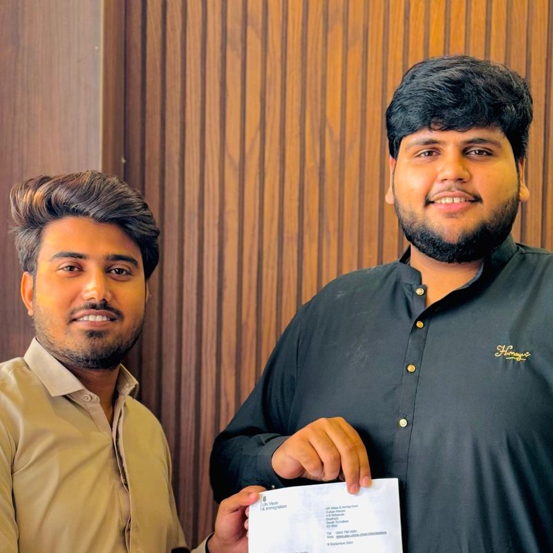 Highmark International student receiving a UK student visa